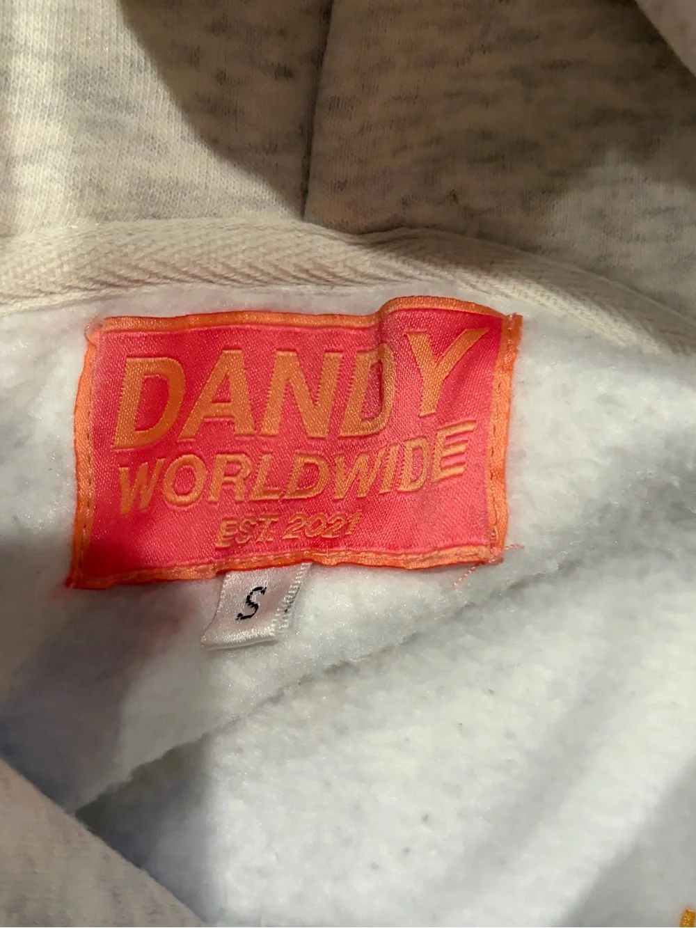 Dandy “Gift Giving" Oversized Lux Hoodie in Heather Gray womens size small - Picture 4 of 8